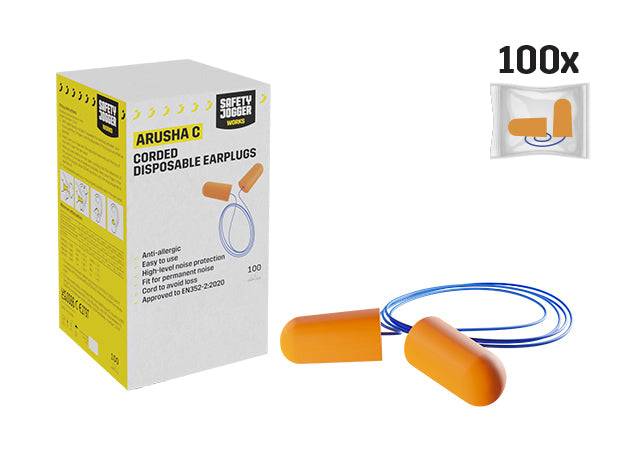 Bouchons d'oreilles ARUSHA CORDED 100pcs
