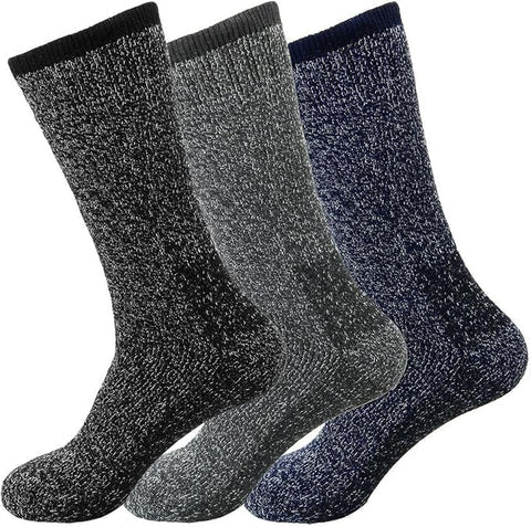 Chaussettes Thermiques Chauffantes pour Hommes - Lot de 3 paires (AT289) Taille 39-45