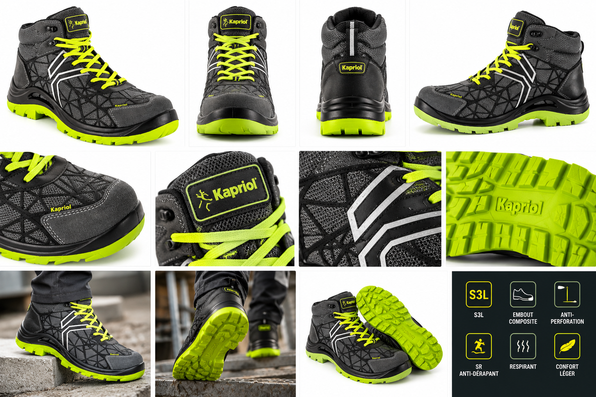 Chaussures sécurité hautes Spider S3