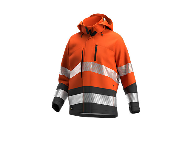 Veste en Softshell Haute Visibilité Hommes