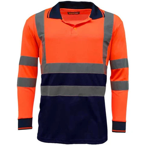 Chemise Polo à Manches Longues Hi Vis HV005