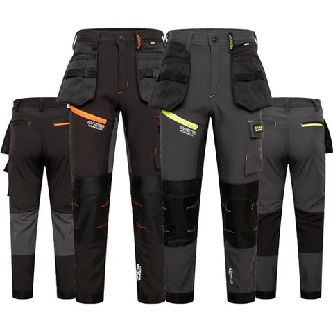 MEN'S SOFTSHELL WORKWEAR TROUSERS - AV061