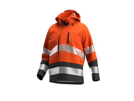 Veste en Softshell Haute Visibilité Hommes