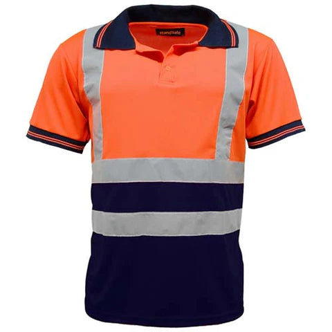 Polo à manches courtes haute visibilité HV004