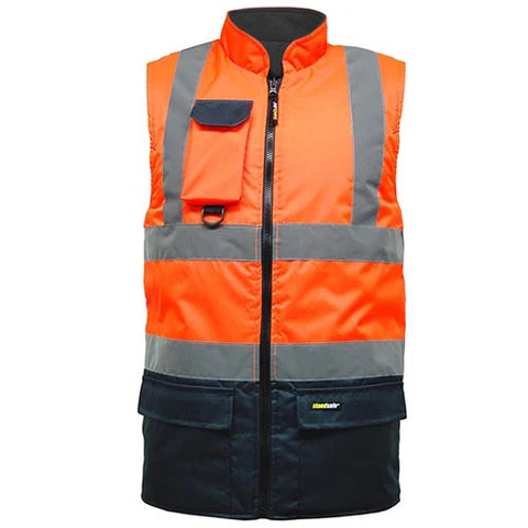 Hi Vis Reverible Bodywarmer - HV010 / HV037