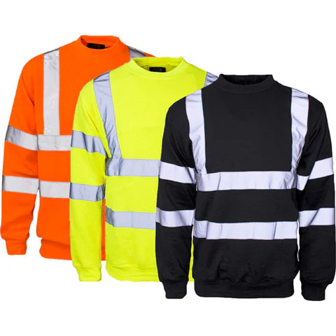 Hi Vis Crew Neck Sweatshirt